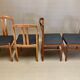Set of 4 scandinavian chairs teak stamp Johansson Sweden 1950