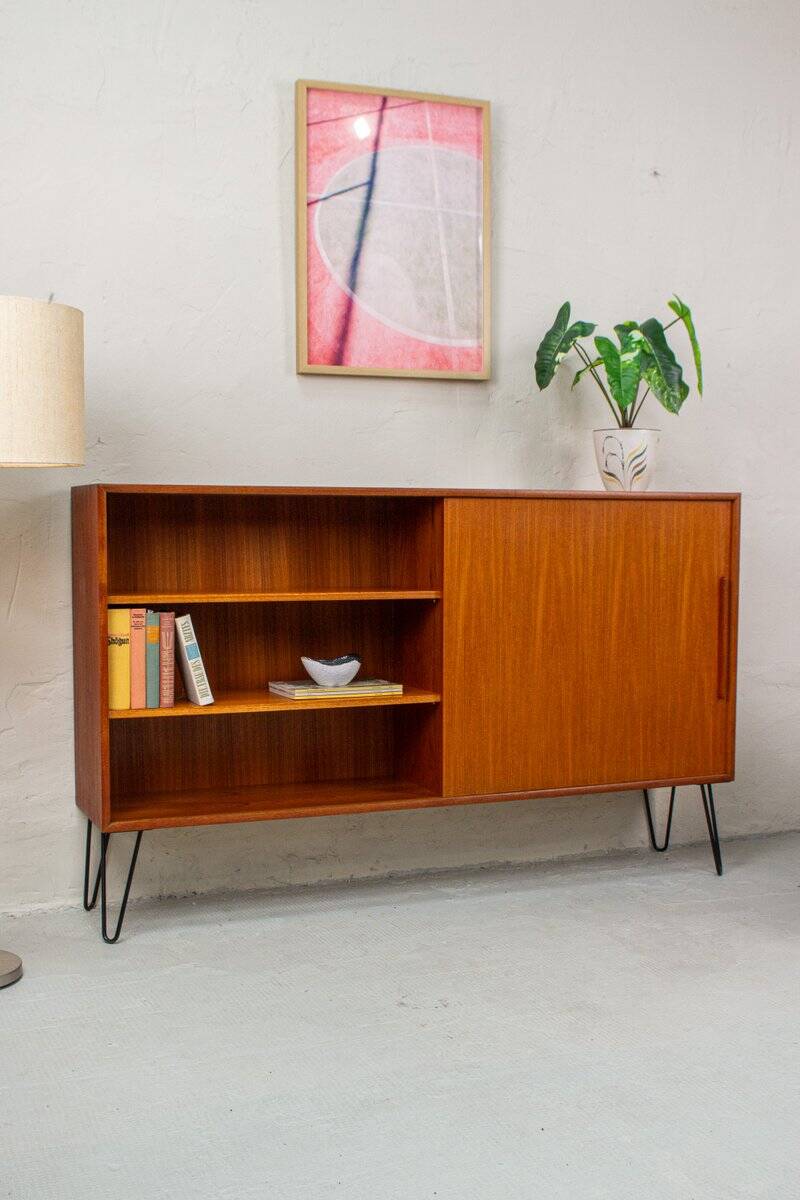 Mid-Century Teak Sideboard by WK Möbel, Denmark, 1960s