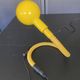 Yellow Hebi lamp by Isao Hosoe for Valenti, vintage pop yellow from the 1970s.