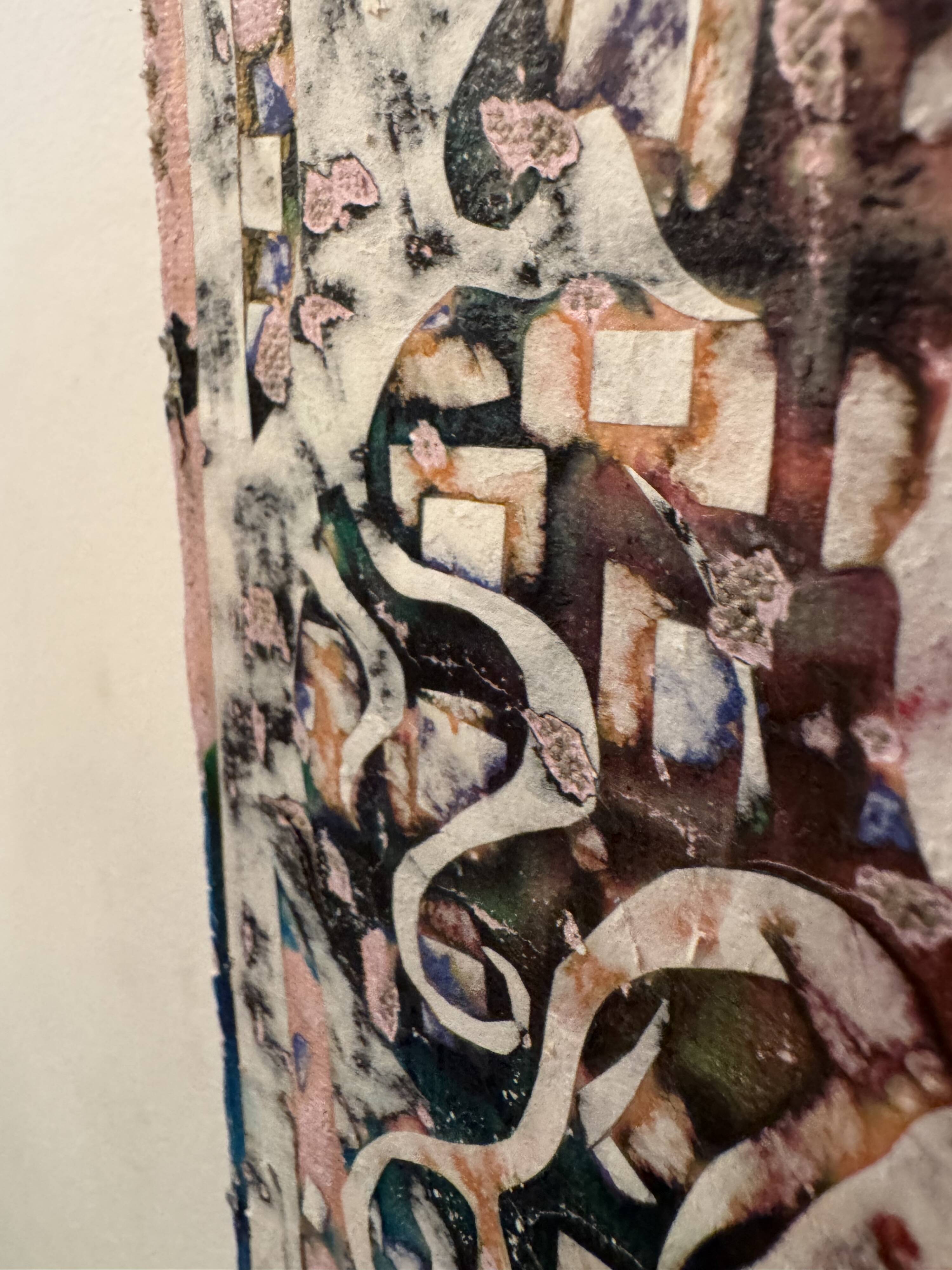 Mixed media on canvas Dominique Digeon – “The White King”, 2006