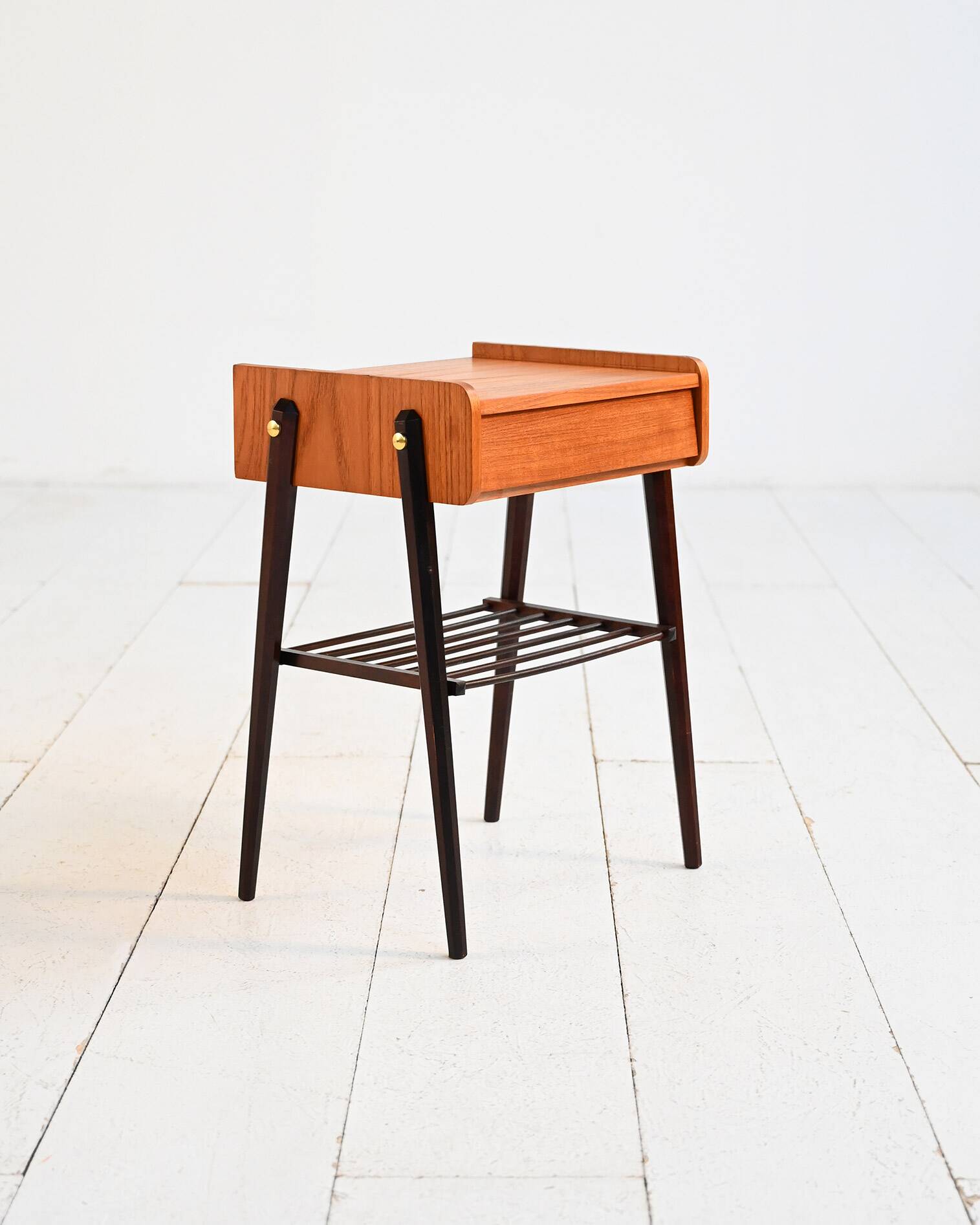 1960s oak TV stand by Arne Wahl Iversen
