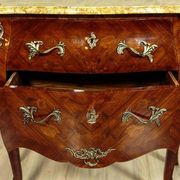 Neo-Rococco Inlaid Dresser Veneered with Mahogany, 1930