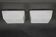 1970s Pair of Milky Glass Square Ceiling Lights, Czechoslovakia