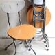 Série de 4 chaises pliantes Design des années 90 Attribuées à Piu de Bonaldo