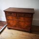 Louis-Philippe commode in walnut burl, 19th century