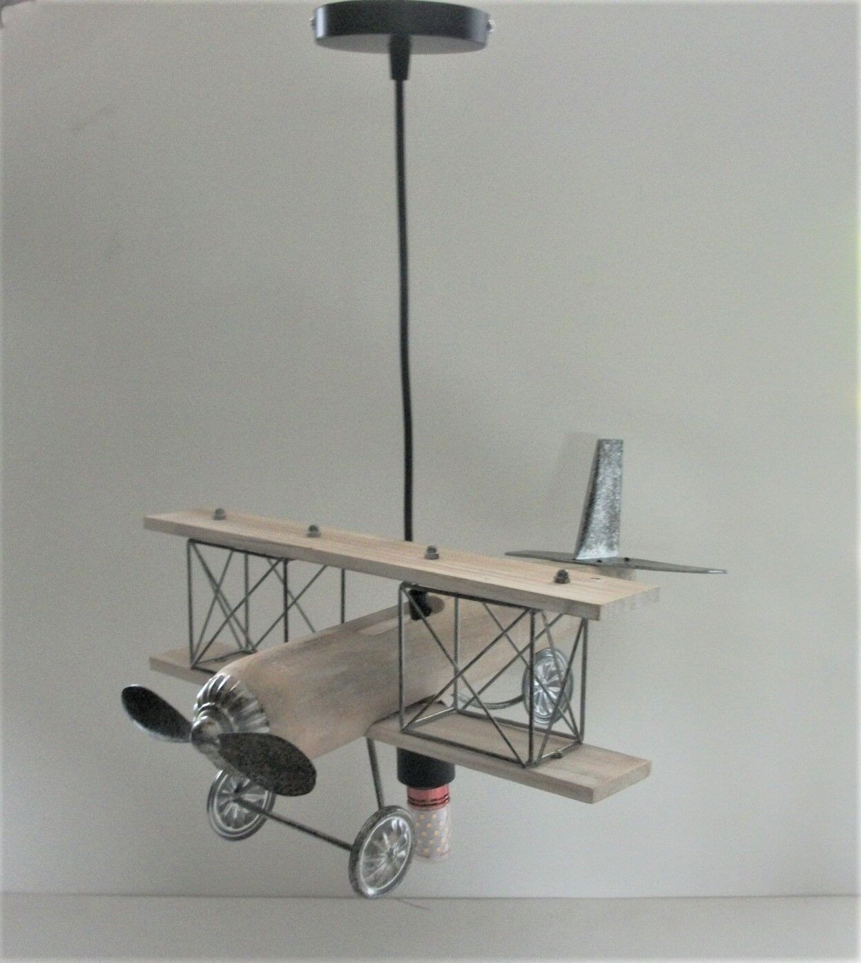 Airplane luminaire for children's room