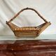 Vintage bamboo basket from the 60s