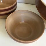 4l sandstone bowl and Gien bowls