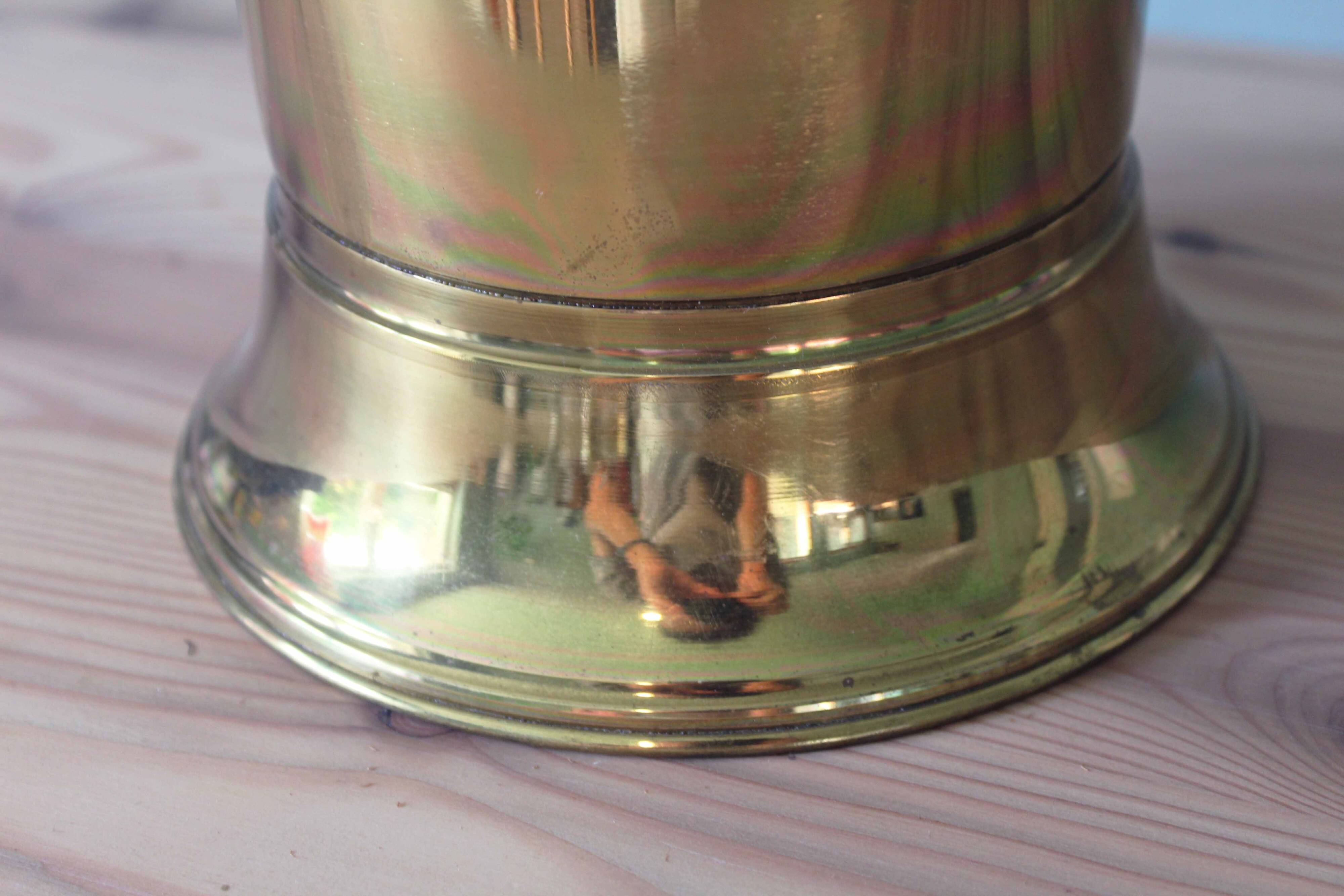 Vintage brass ice bucket