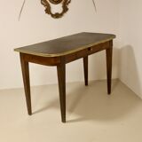 Console or half-moon desk with drawer