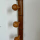 Coat rack hook in natural wood late 19th century