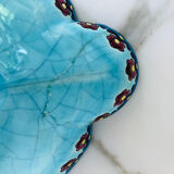 Flat square cut in Longwy enamels