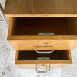 Bauhaus desk in oak and chrome, 1930s