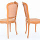 6 Chaises cannées
