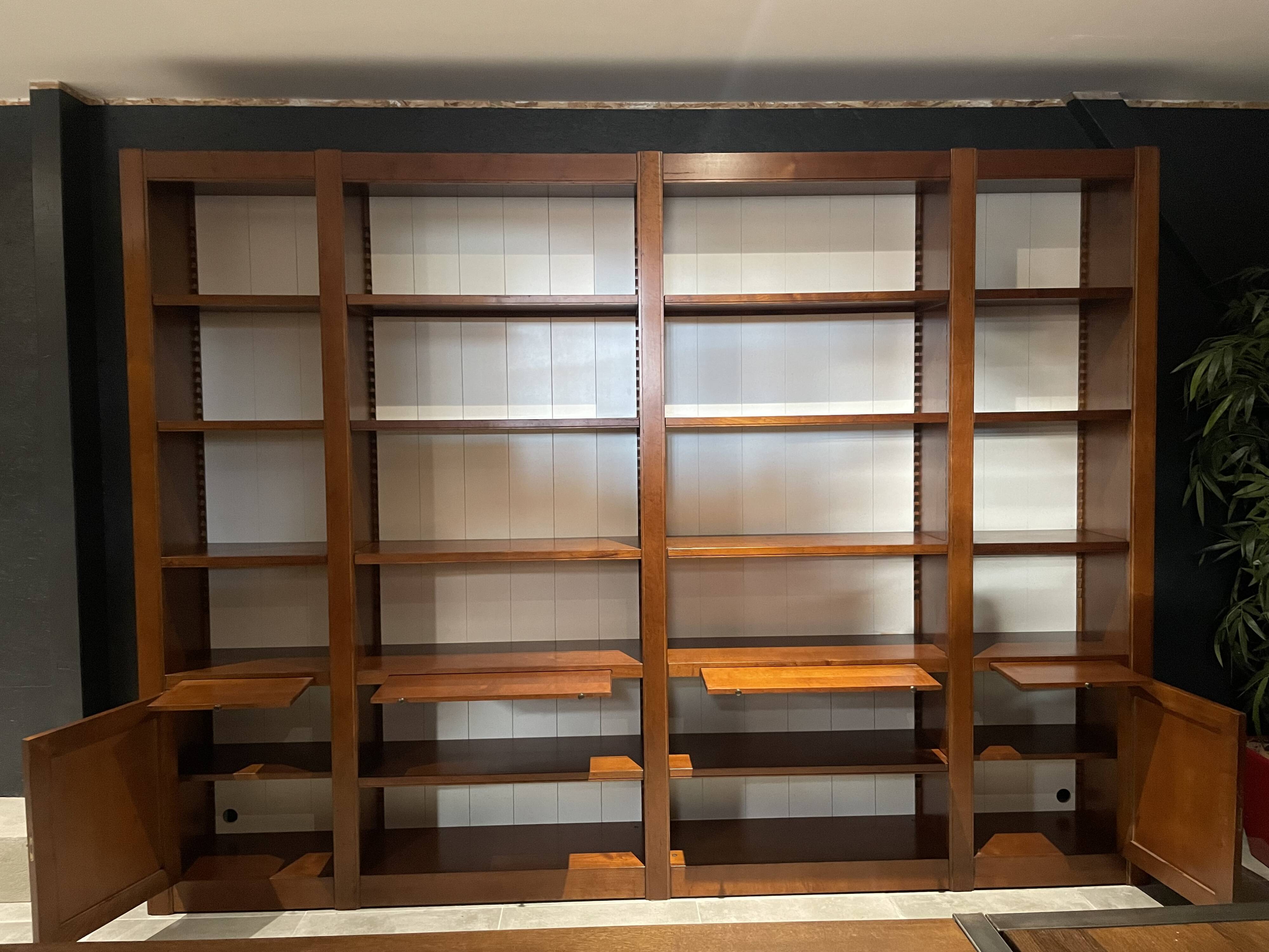 Roche bobois library folio solid cherry + delivery and assembly