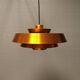 Hanging lamp model ‘Nova’ designed by Jo Hammerborg for Danish Fog&Mørup 1963 in copper