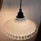 Lampe baladeuse vintage en verre Blanc