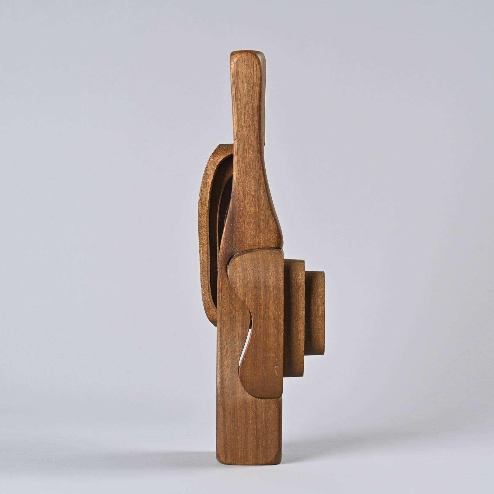 Sculpture en bois par Brian Willsher, Royaume-Uni circa 1970