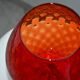 Vase rouge sur pied vintage italy