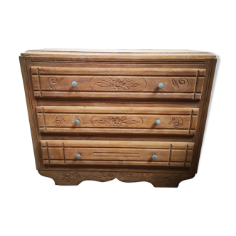 Aerogummed chest of drawers