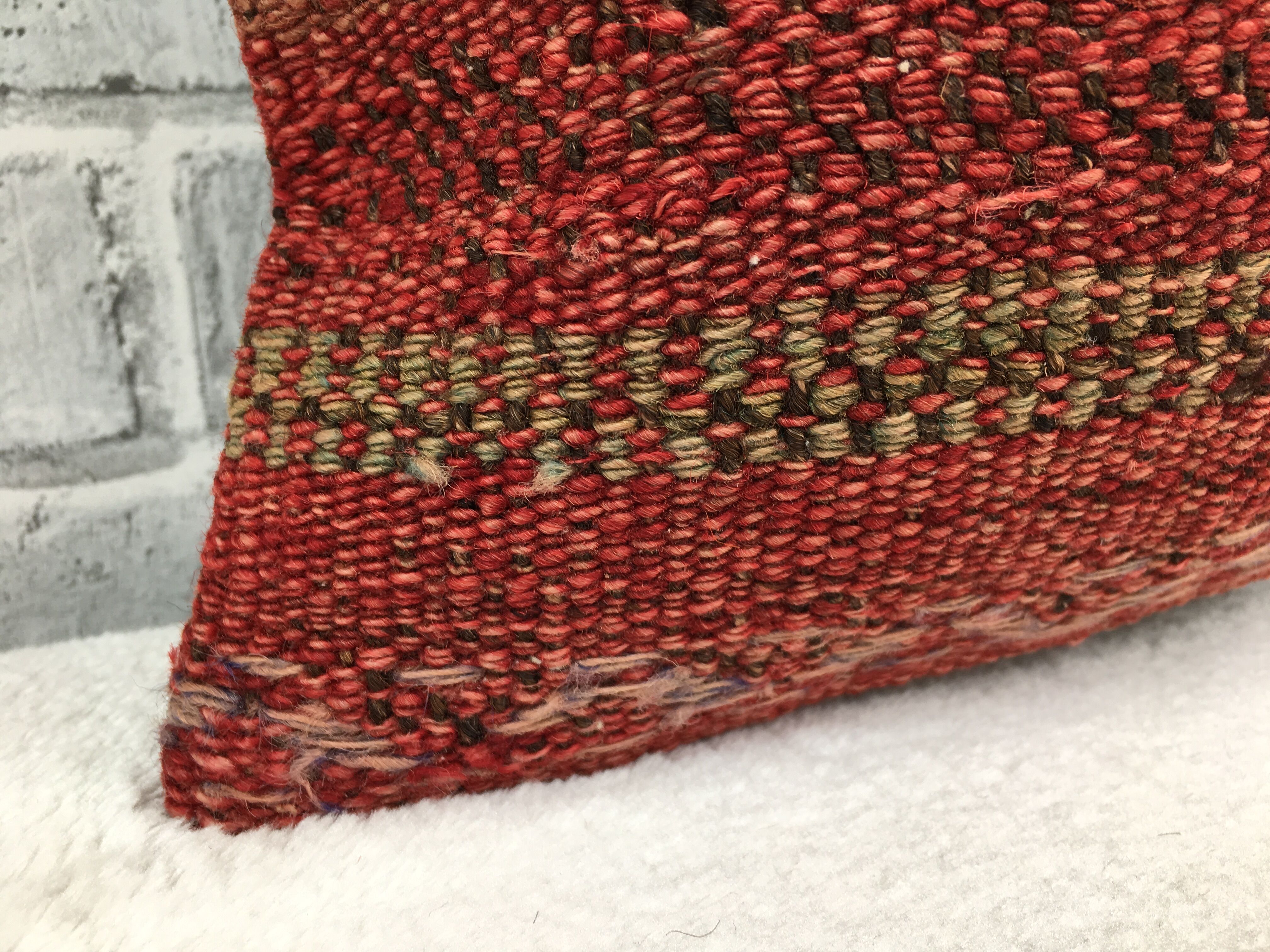 handmade kilim cushion cover 12x20 inches