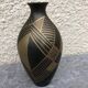 Vase art deco en dinanderie travail français vers 1930 1940