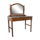Belgian Art Deco dressing table with marquetry, red marble top, 1920-1930
