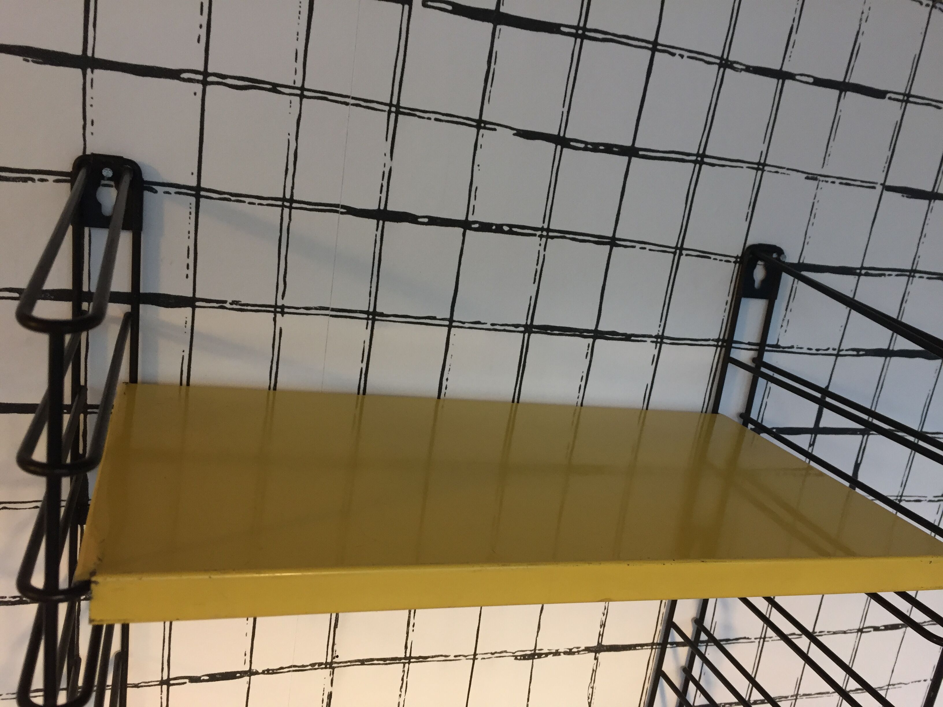 Yellow shelf Romado, Holland, 1960