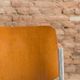Waiting room bench, with 2 seats and a shelf, signed Castelli
