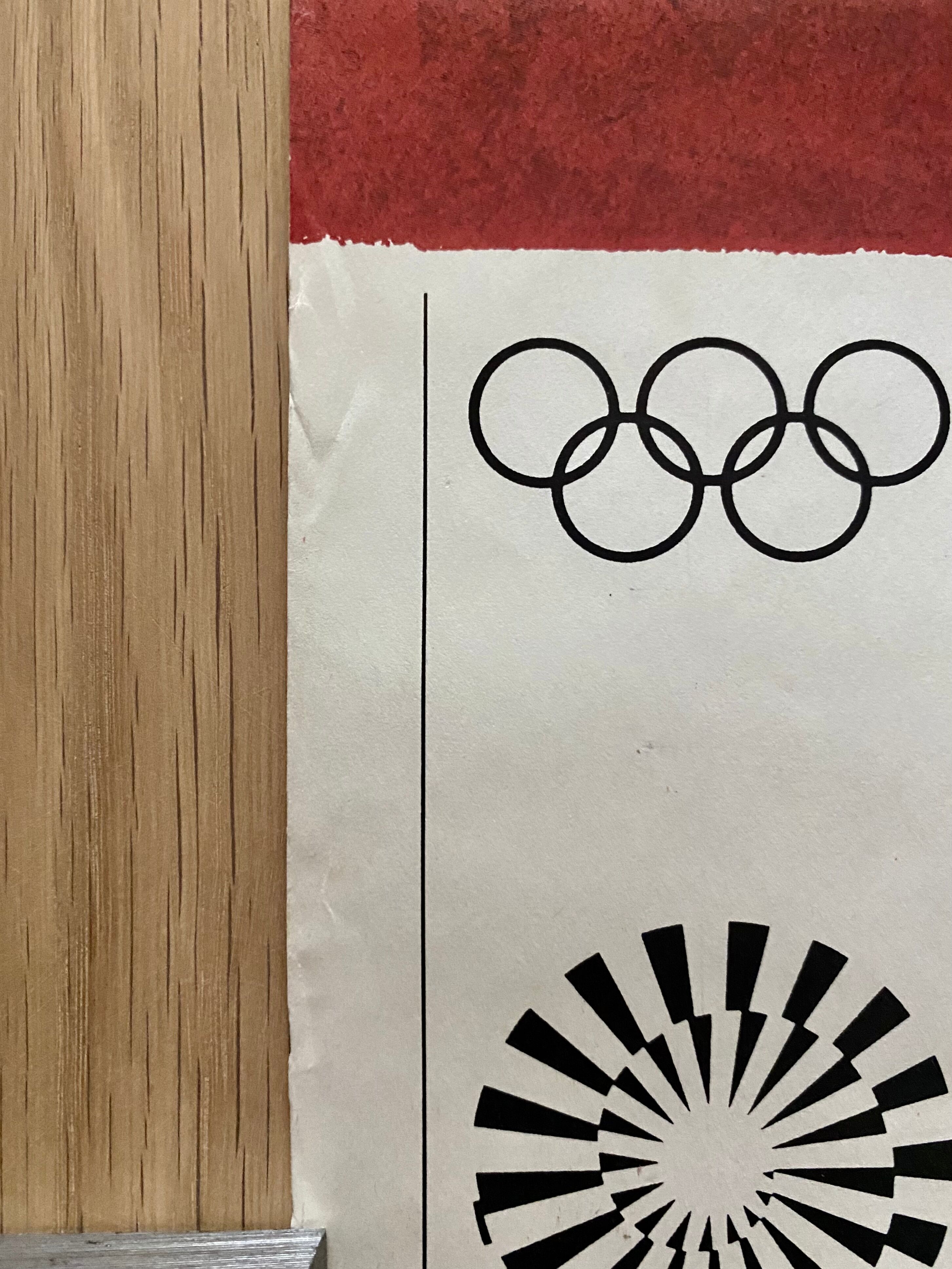 Serge Poliakoff - poster for the Munich Olympics - 1972