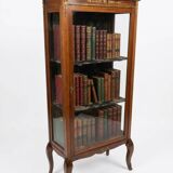 Antique library in Louis XV style made of mahogany.