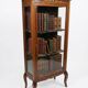 Bibliothèque ancienne style Louis XV en acajou