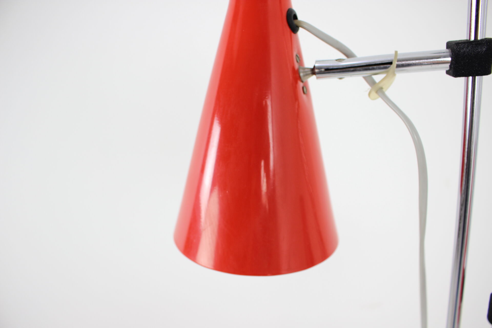 Red floor lamp by Lidokov, 1960s