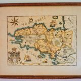 Carte Ancienne Bretagne Par Derveaux Daniel Eau-forte