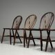 Set of 4 Windsor dining chairs