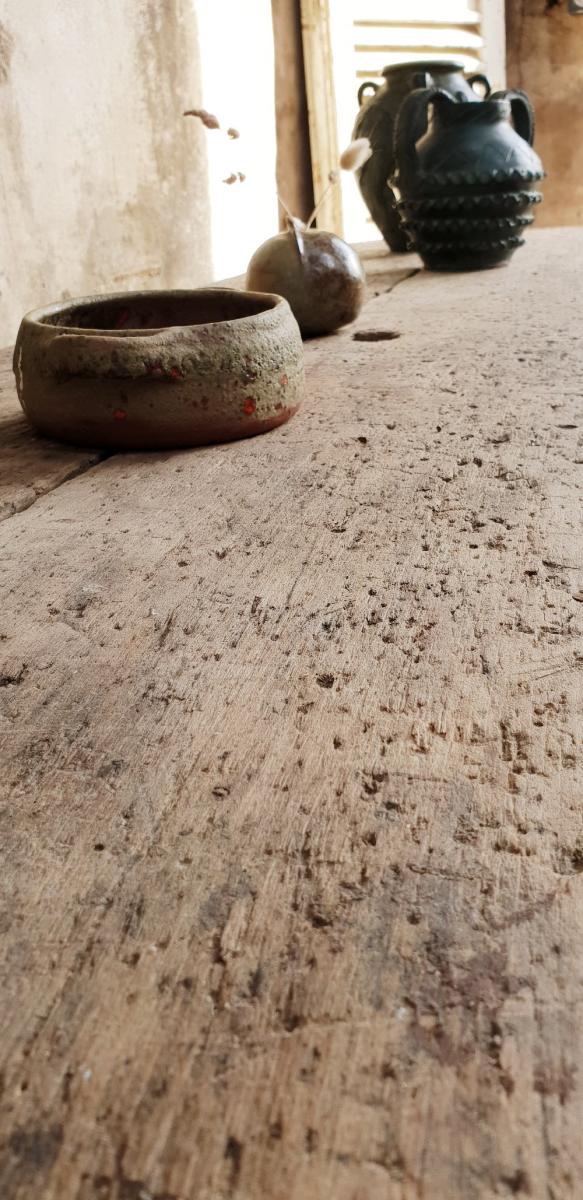 Old carpenter's workbench