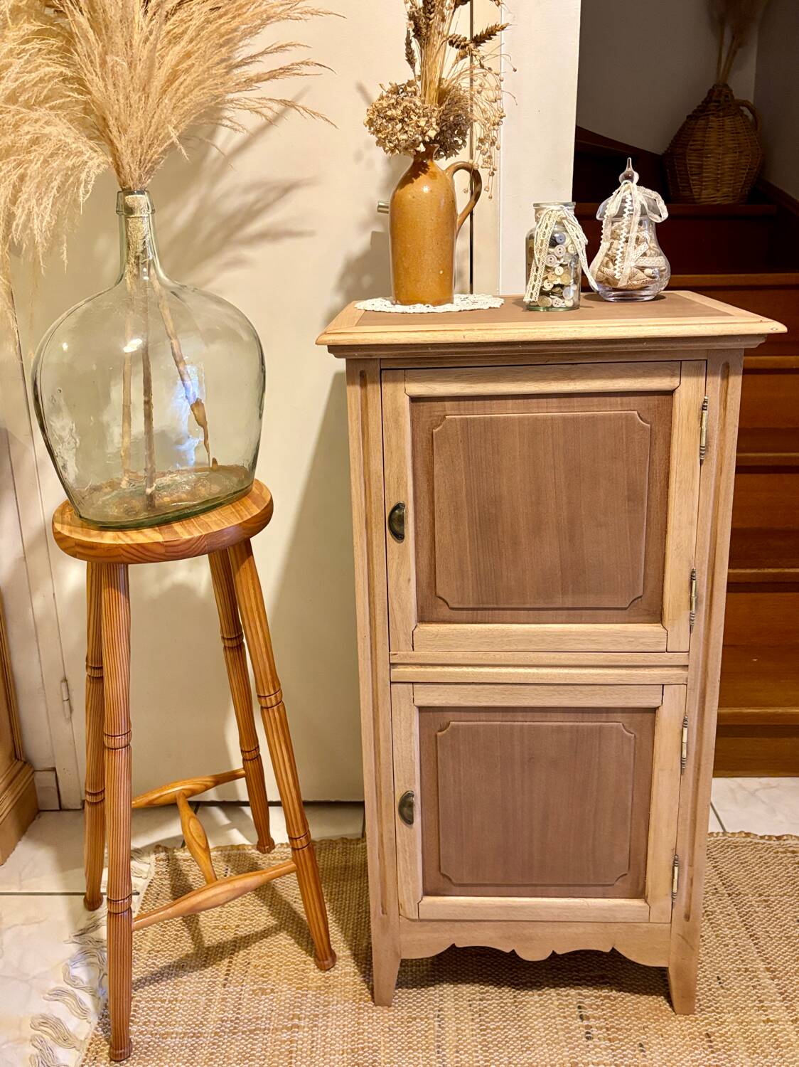 Small wooden wardrobe