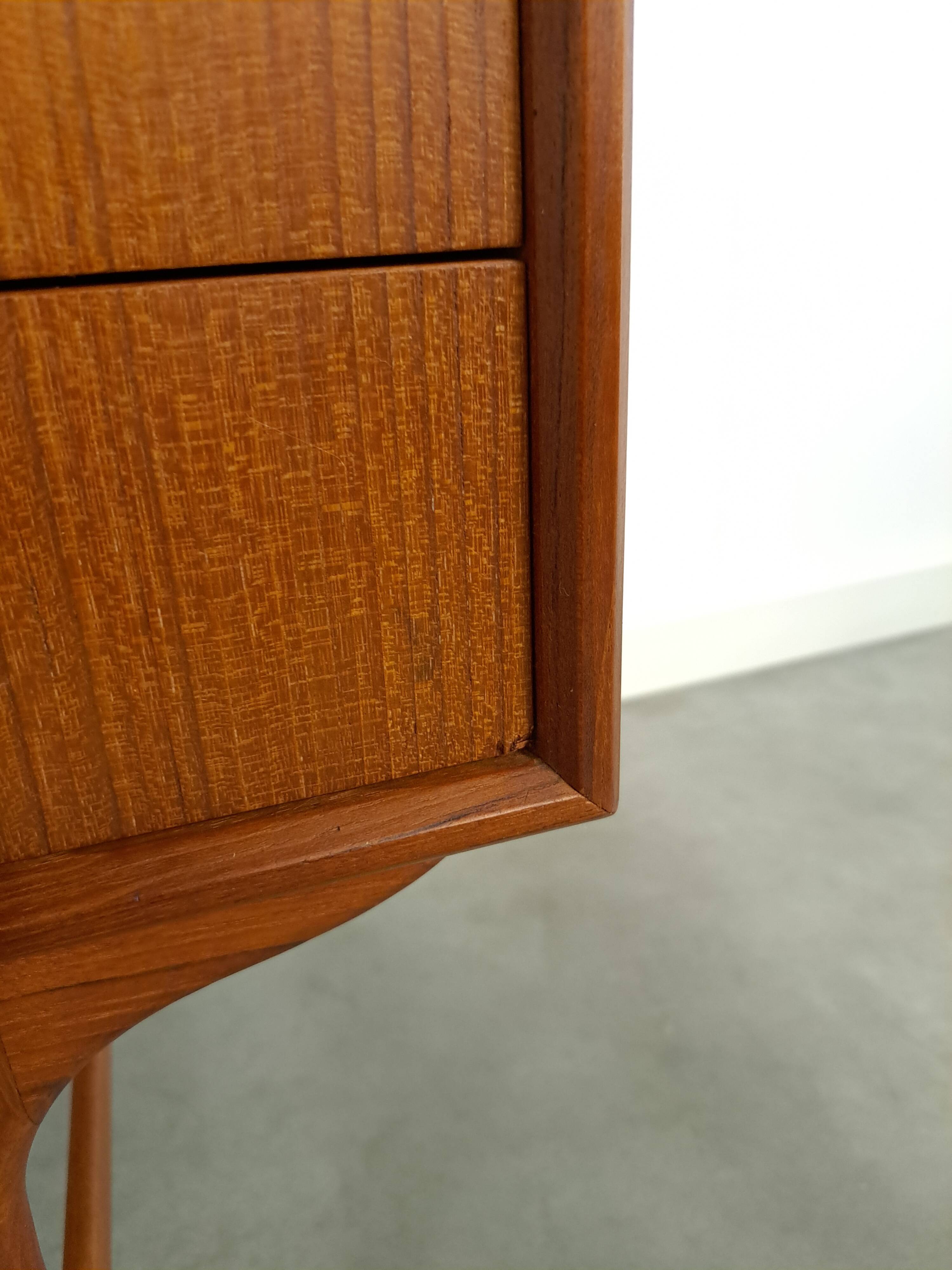 Deens design teak bureau Gunnar Nielsen Tibergaard