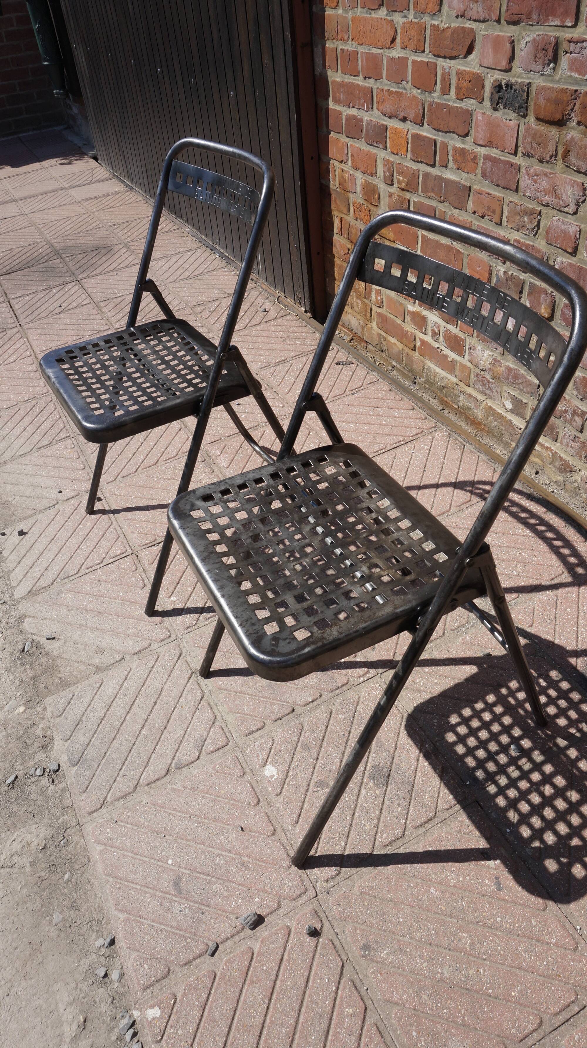 Set of 2 chairs folding