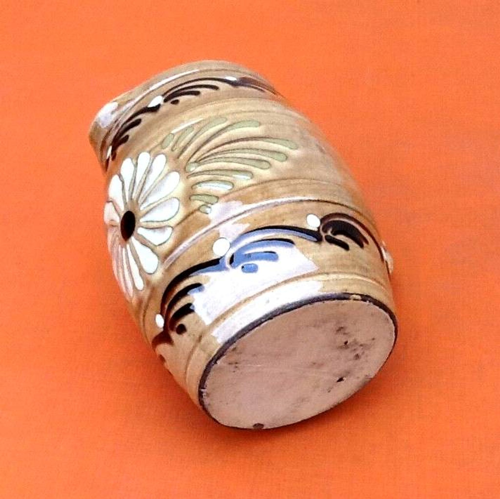 Pichet en céramique traditionnelle Alsacienne Soufflenheim