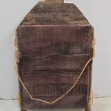 Golden wooden mirror, Louis XVI style - early 20th century