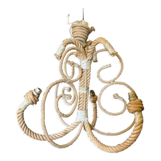 Rope chandelier 50s