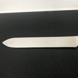 Silver metal bread knife