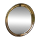 Round smoked plexiglass mirror - GILAC no. 1813 - Vintage 1970