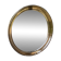 Round smoked plexiglass mirror - GILAC no. 1813 - Vintage 1970