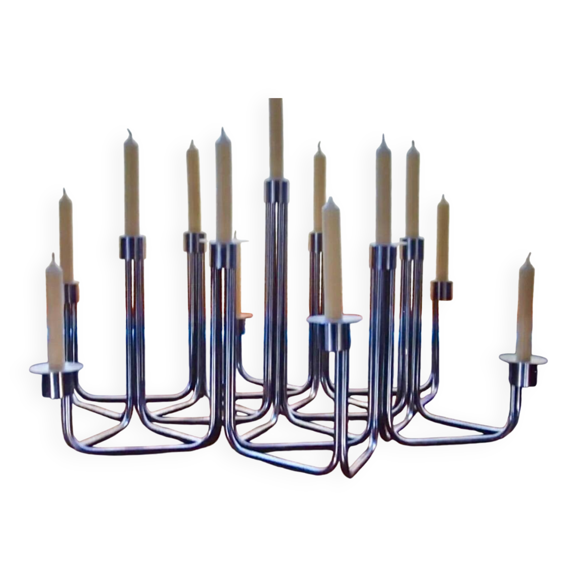 Vintage 60s modular candle holder