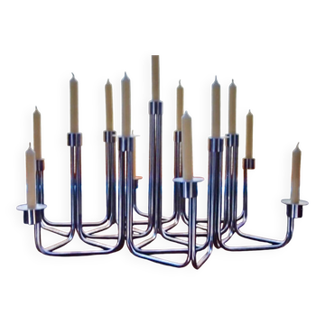 Vintage 60s modular candle holder