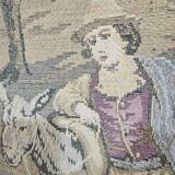 Tapestry with an idyllic forest scene