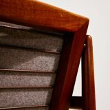 Restored teak armchair by Arne Vodder for Glostrup Møbelfabrik