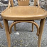 Viennese chairs Bent wood Restaurant Paris bistro Fischel 1980